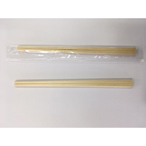アスペン元禄8寸 透明OP完封箸(楊枝なし) 【4000本】